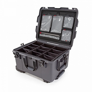 NANUK - Odolný kufr 960 PRO PHOTO KIT - šedý