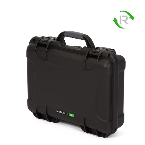 NANUK-R - Odolný Eco-Friendly kufr - model 910 bez pěny - černý