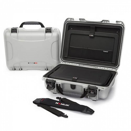 NANUK - Odolný kufr model 923 na laptop - stříbrný