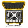 NANUK - Odolný kufr model 950 na dron DJI Phantom 4 - šedý