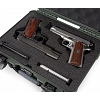 NANUK - Odolný kufr model 910 2UP Classic Pistol - zelený