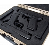 NANUK - Odolný kufr model 910 2UP Glock Pistol - šedý